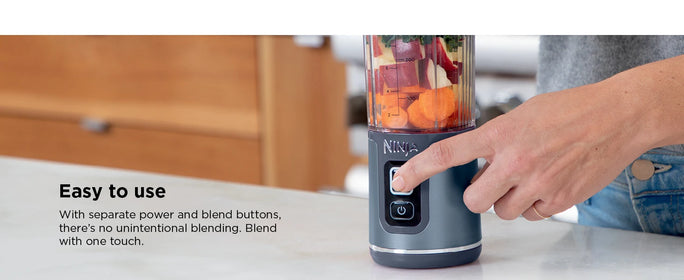 Ninja BC151NV Blast Portable Blender, Cordless, 18oz. Vessel, Personal Blender-for Shakes & Smoothies Leakproof-Lid & Sip Spout
