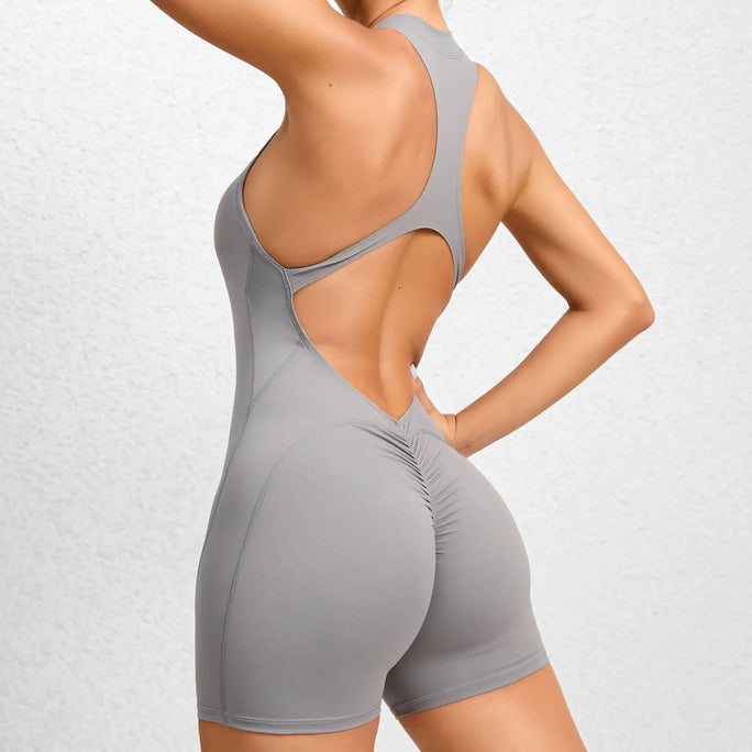 Hot Zipper Fitness Jumpsuit – Built to Move, Made to Flaunt