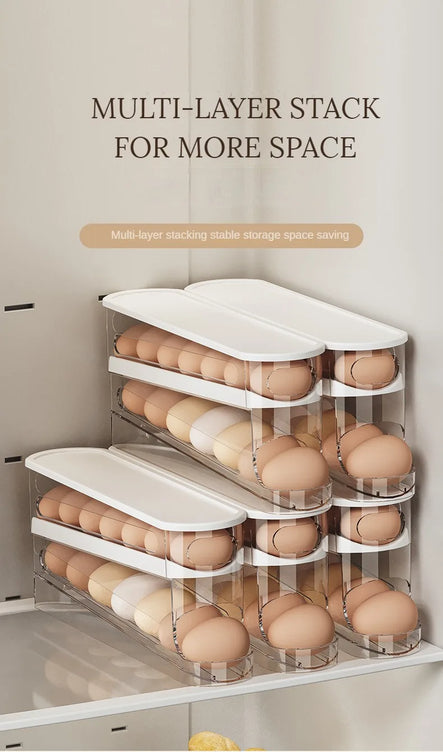 Smart Egg Storage: Vertical Automatic Egg Holder