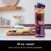 Ninja BC151NV Blast Portable Blender, Cordless, 18oz. Vessel, Personal Blender-for Shakes & Smoothies Leakproof-Lid & Sip Spout