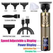 Vintage Electric Hair Trimmer for Men – Rechargeable & Stylish
