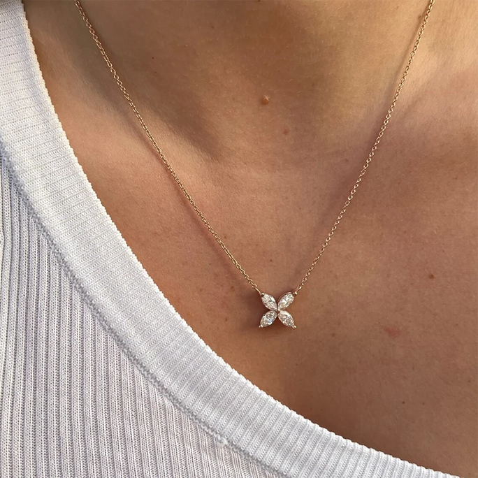 Butterfly Moissanite Jewelry Sets