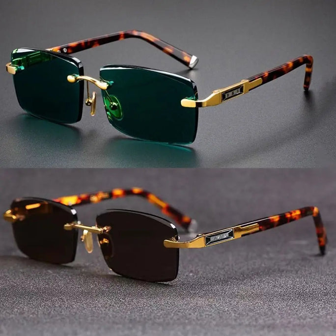 Retro Frameless Men’s Sunglasse
