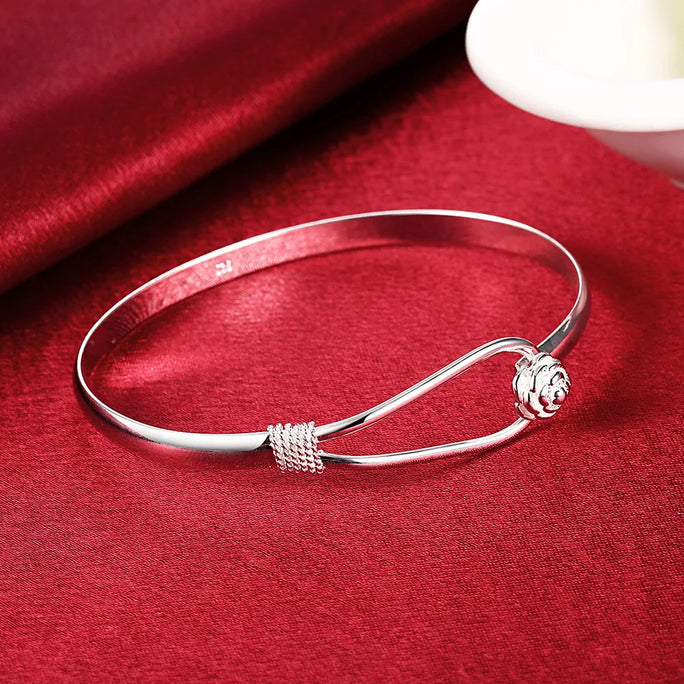 Set Jewelry  925 Silver : Flower