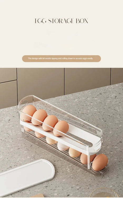 Smart Egg Storage: Vertical Automatic Egg Holder