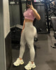 Nahtlose Yoga-Leggings mit hoher Taille