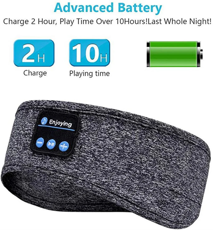 Wireless Bluetooth Headband Earphones - Sports Headphones (Elastic)