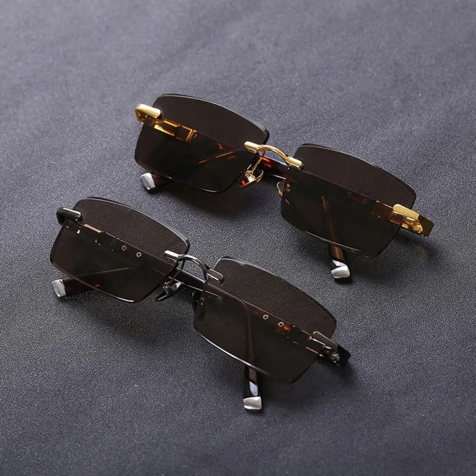 Retro Frameless Men’s Sunglasse