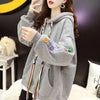 Winter-Hoodie mit Grafik für Damen