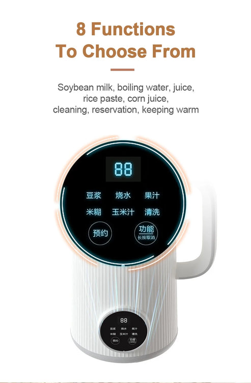 800ml Kitchen Blender Food Processors Wall Breaking Machine Soy Milk Maker Complete Professional Ninja High Power Portable Mixer
