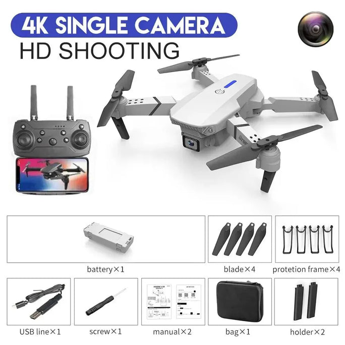 Drone with 4K 1080P Wide Angle HD Camera