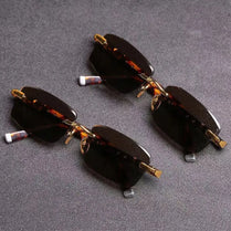 Retro Frameless Men’s Sunglasse