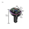 Bluetooth 5.0 FM Transmitter for Cars with USB Charger