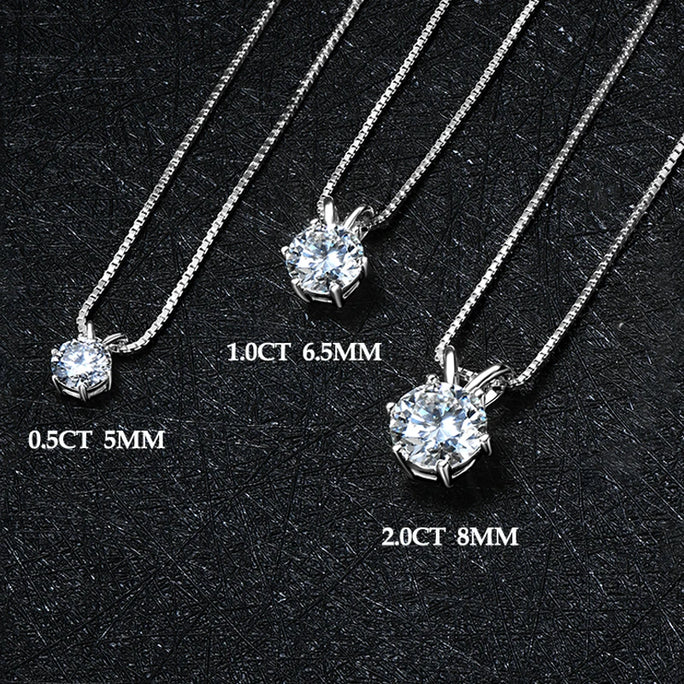 925 Silver Moissanite Jewelry Set