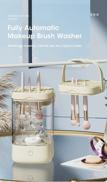 3 In 1 USB Electric Makeup Brush Cleaner