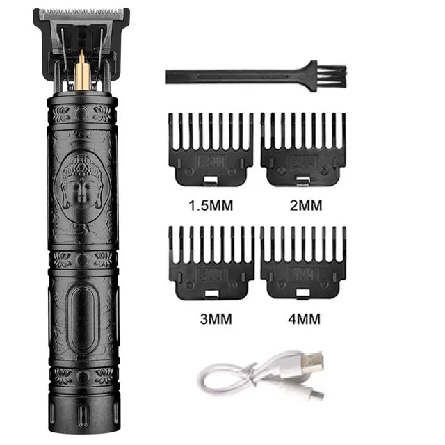 Vintage Electric Hair Trimmer for Men – Rechargeable & Stylish