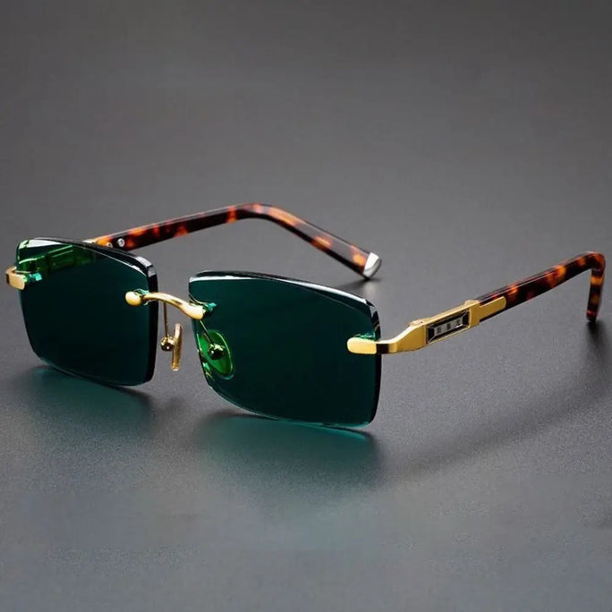 Retro Frameless Men’s Sunglasse