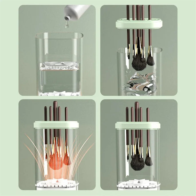 Electric Makeup Brush Cleaner Automatic 3 In 1 .