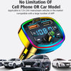 Bluetooth 5.0 FM Transmitter for Cars with USB Charger