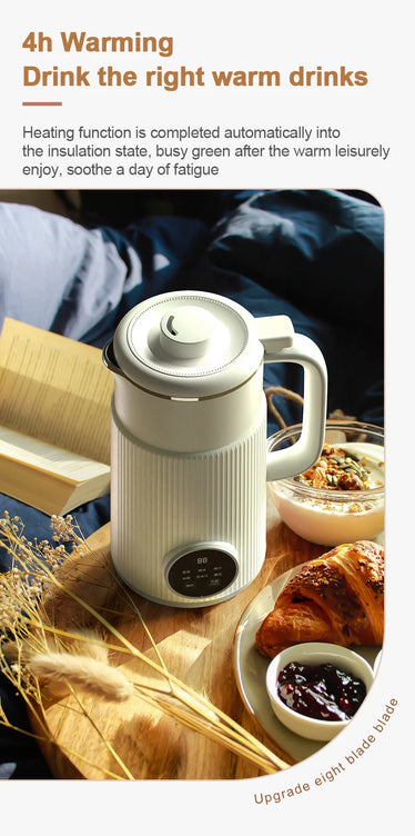 800ml Kitchen Blender Food Processors Wall Breaking Machine Soy Milk Maker Complete Professional Ninja High Power Portable Mixer