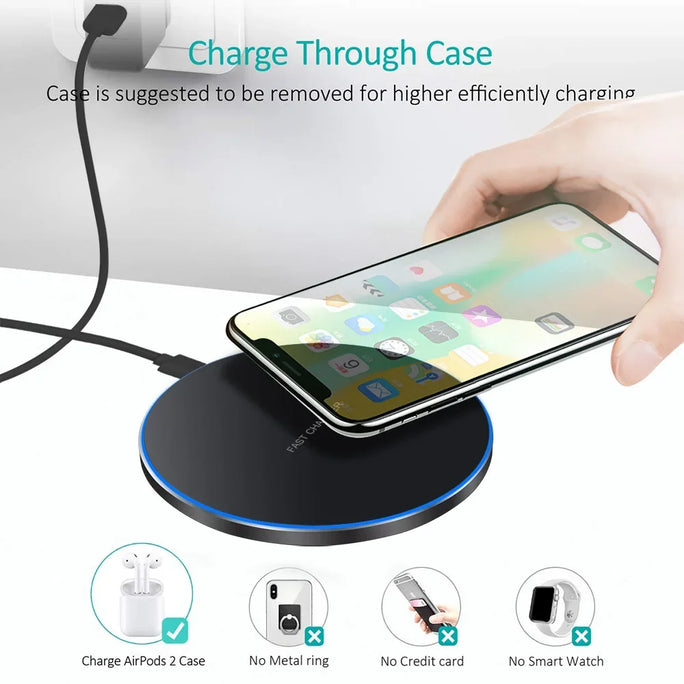 Wireless Charger USB C Fast Charging Pad