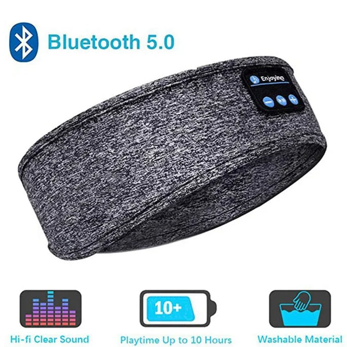 Wireless Bluetooth Headband Earphones - Sports Headphones (Elastic)