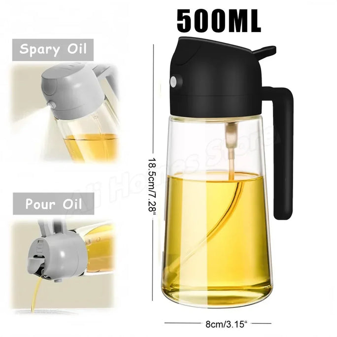 Olive Oil Dispenser Bottle 2-in-1