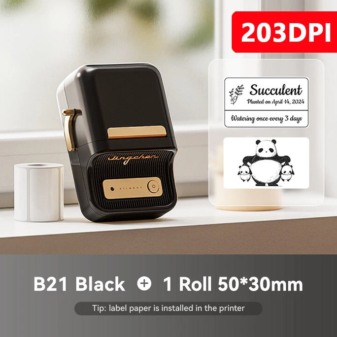 Mini Adhesive Label Printer – Wireless