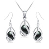 Silver Set, Natural Freshwater Pearl