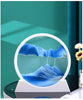 3D Sandscape Moving Sand Art Picture Quicksand Craft Round Glass Deep Sea Liquid Hourglass Flowing Sand Painting Home Decor Gift