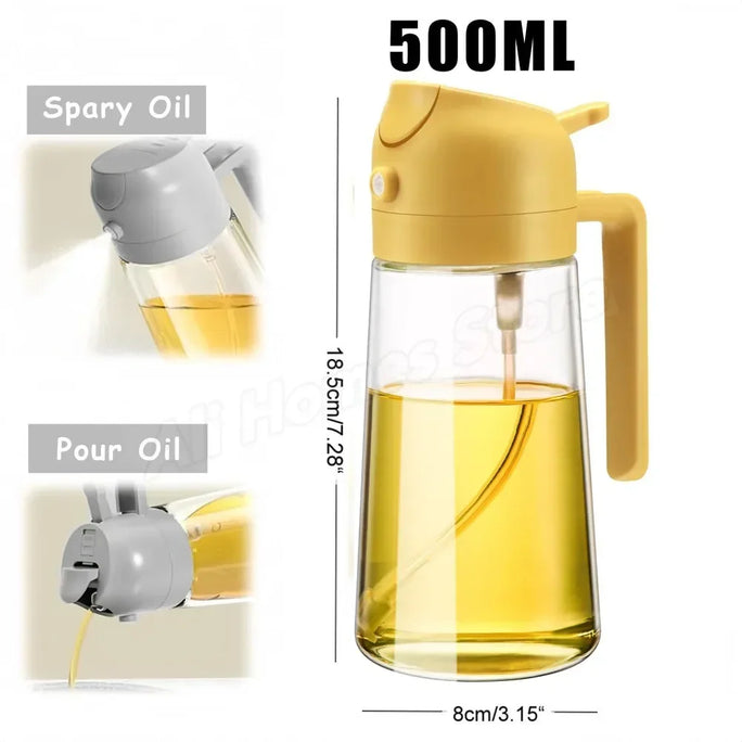 Olive Oil Dispenser Bottle 2-in-1