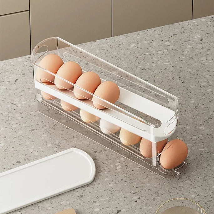 Smart Egg Storage: Vertical Automatic Egg Holder