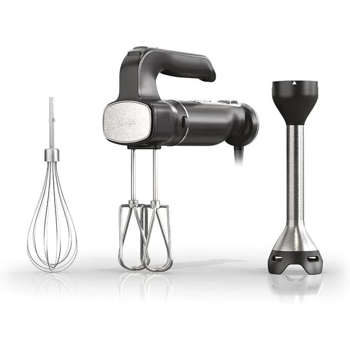 Ninja CI100C Foodi Power Mixer System Immersion Blender and HandMixer Combo, Black