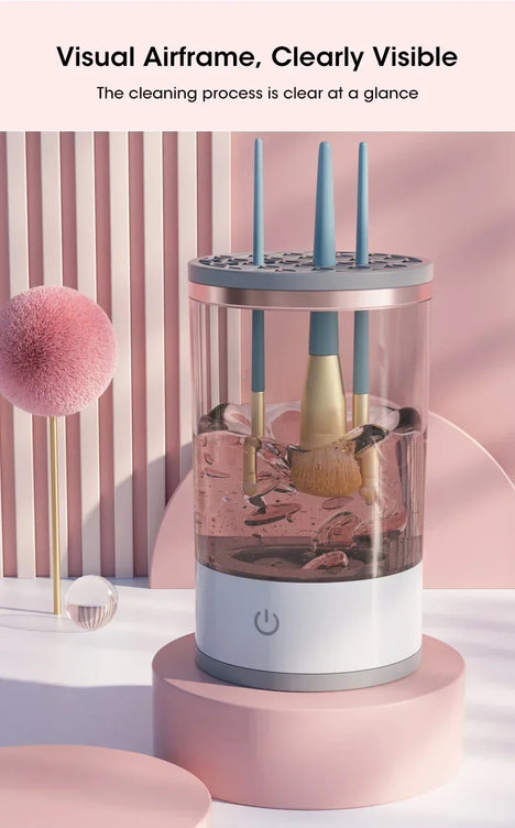 3 In 1 USB Electric Makeup Brush Cleaner
