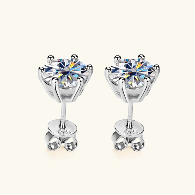 925 Silver Moissanite Jewelry Set