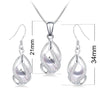 Silver Set, Natural Freshwater Pearl