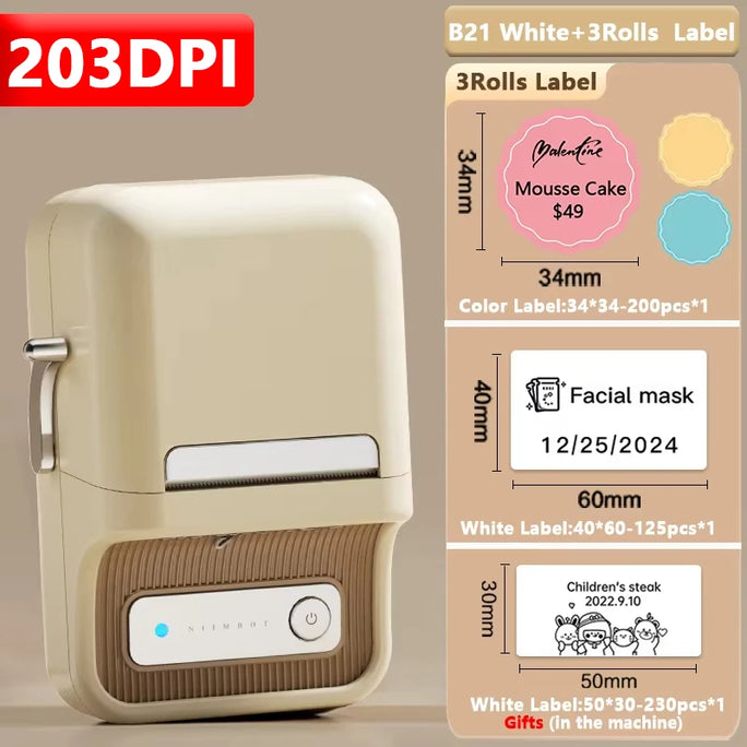 Mini Adhesive Label Printer – Wireless