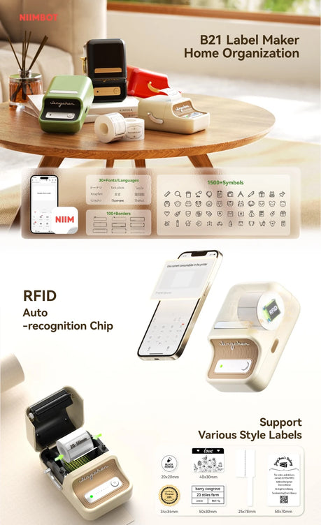 Mini Adhesive Label Printer – Wireless