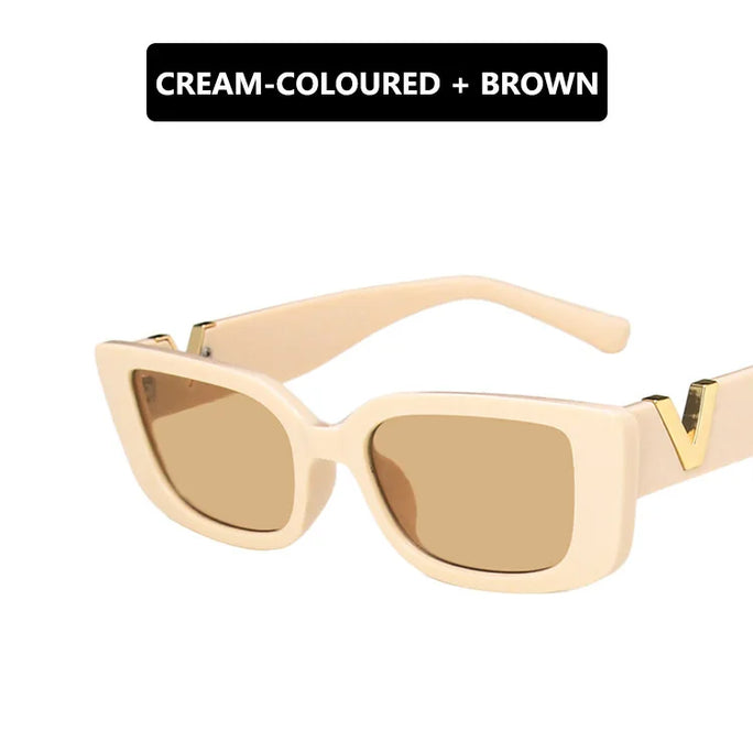 Retro  Rectangle Fashion Sunglasses