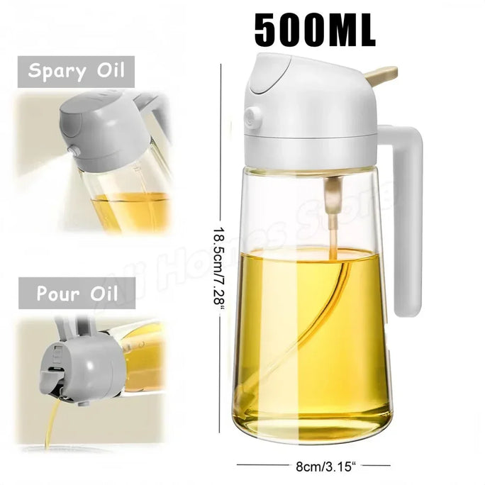 Olive Oil Dispenser Bottle 2-in-1