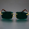 Retro Frameless Men’s Sunglasse