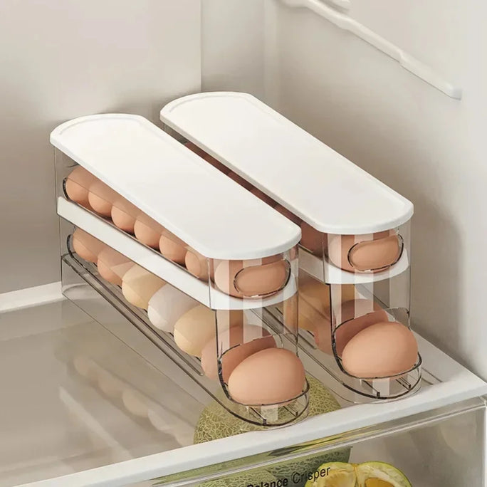 Smart Egg Storage: Vertical Automatic Egg Holder