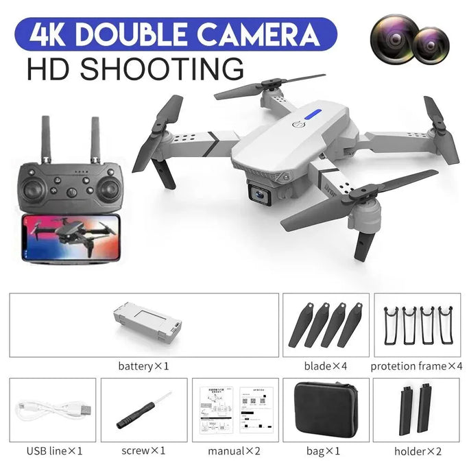 Drone with 4K 1080P Wide Angle HD Camera