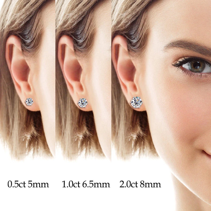 925 Silver Moissanite Jewelry Set