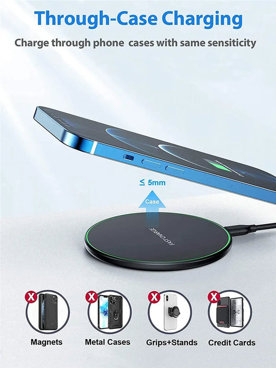 Wireless Charger USB C Fast Charging Pad