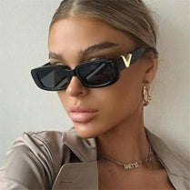 Retro  Rectangle Fashion Sunglasses