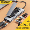 Essager 8-in-1 USB-C Hub mit Speicher