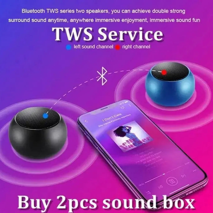 M3 Portable Bluetooth Speaker - Heavy Bass & Compact Design