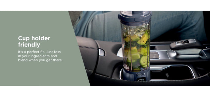 Ninja BC151NV Blast Portable Blender, Cordless, 18oz. Vessel, Personal Blender-for Shakes & Smoothies Leakproof-Lid & Sip Spout