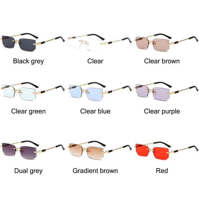 Rectangle Sunglasses Fashion UV400
